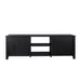 Living room TV stand furniture with 6 storage compartments and 1 shelf cabinet, high-quality particle board
