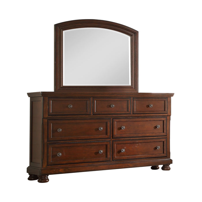 Galaxy Home Austin Seven Drawers Dresser Made with Wood in Dark Walnut lowrysfurniturestore