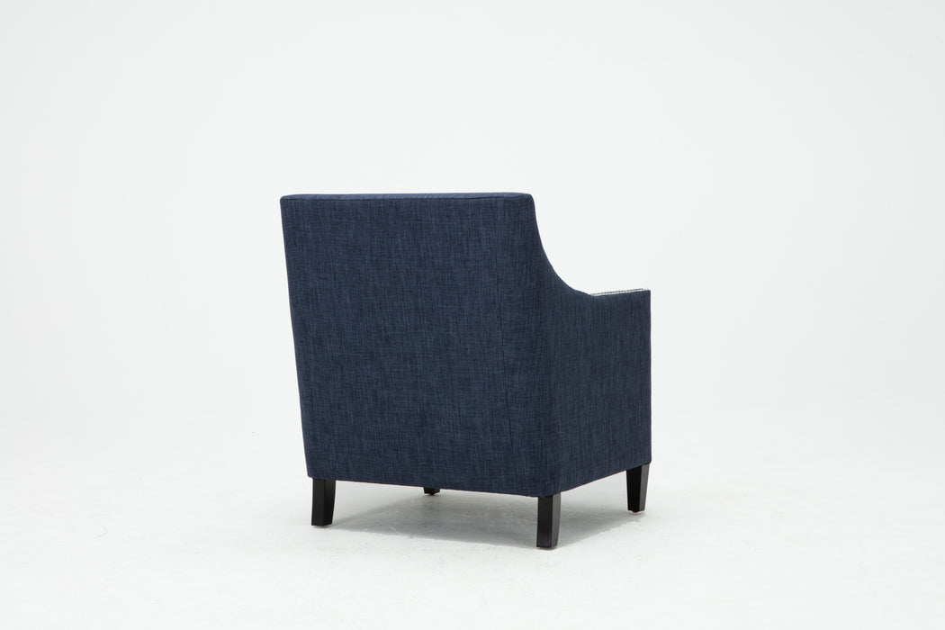Trinity Navy Blue Accent Chair