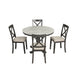 San Saba 5 Pieces Dining Table and Chairs Set Solid Wood lowrysfurniturestore