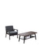Bahamas Espresso Coffee Table and Chair Set | lowrysfurniturestore