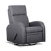 Manual Glider Recliner with Long handle/lever Smoke Color | lowrysfurniturestore