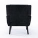 Devan Modern Soft Black Velvet Material Accent Chair lowrysfurniturestore