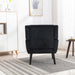 Devan Modern Soft Black Velvet Material Accent Chair lowrysfurniturestore