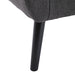 Modern Charcoal Linen Accent Chair | lowrysfurniturestore