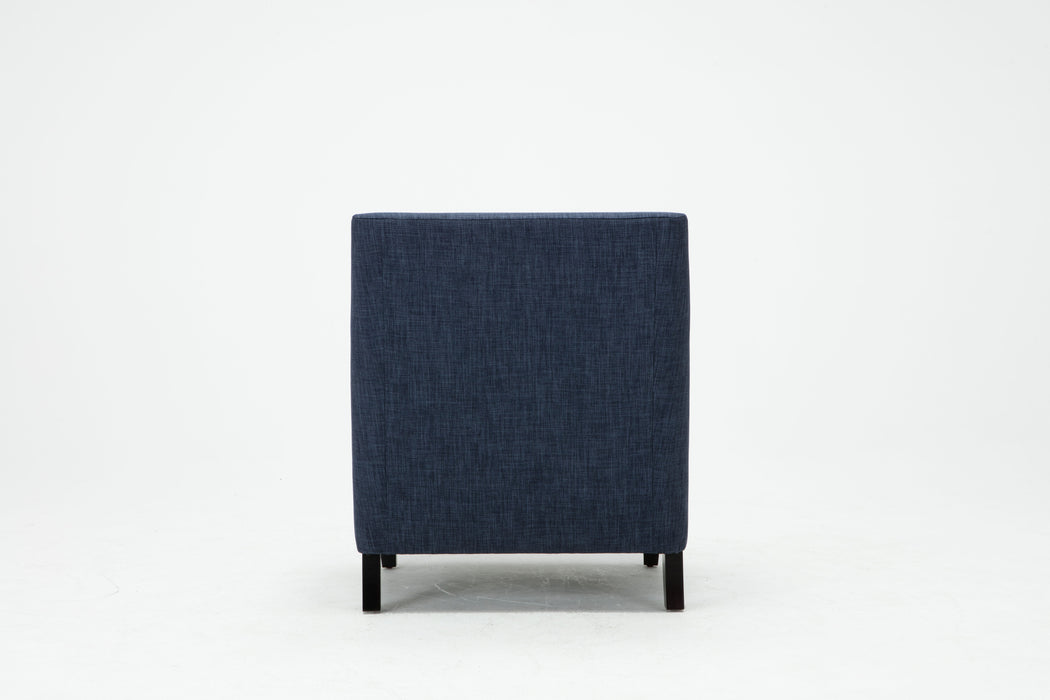 Trinity Navy Blue Accent Chair