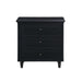 3-Drawer Nightstand Storage Wood Cabinet