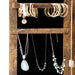Fashion Simple Jewelry Storage Mirror Cabinet With LED Lights,For Living Room Or Bedroom