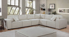 Janelle Modular Sectional Sofa in Beige Linen lowrysfurniturestore