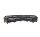 Brent Charocoal Leather 3pc Set