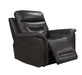 Bullard Gray Leather Power Recliner