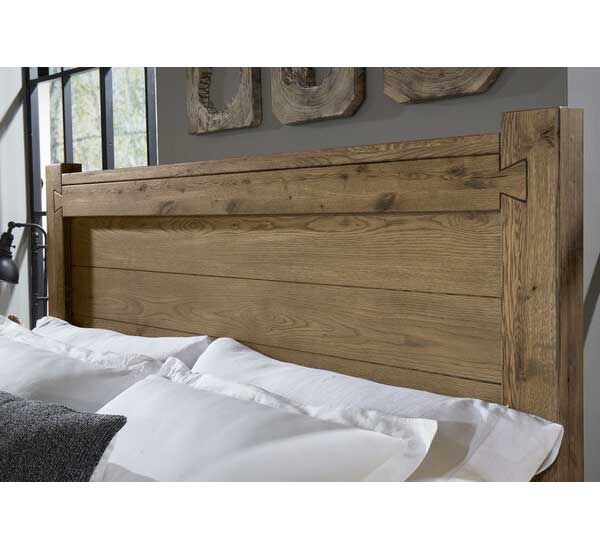 Dovetail Natural Bed- with Poster Footboard