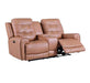 London Caramel Power Loveseat