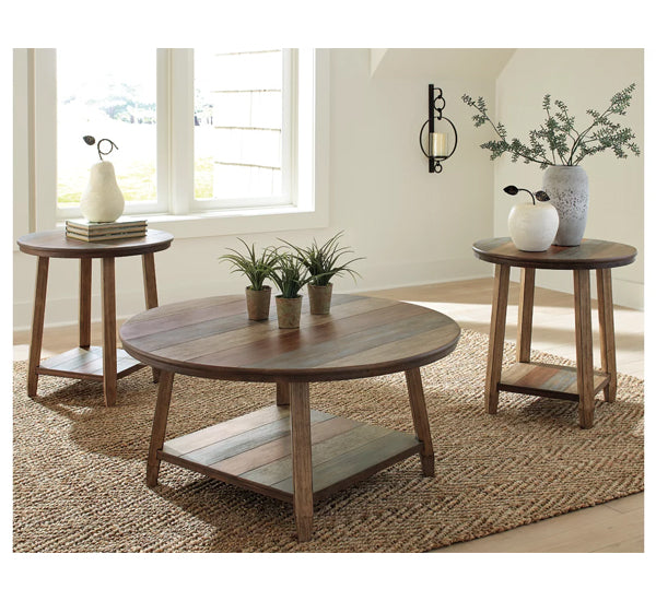 Raebecki 3pc Table Set