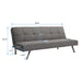 Futon with Metal Frame and Stainless Leg lowrysfurniturestore