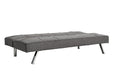 Futon with Metal Frame and Stainless Leg | lowrysfurniturestore