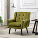 Devan Modern Soft Olive Green Velvet Accent Chair lowrysfurniturestore