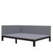 Full Daybed Upholstered Frame Linen-Gray lowrysfurniturestore