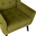 Devan Modern Soft Olive Green Velvet Accent Chair lowrysfurniturestore