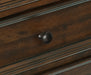 Classic Bedroom Brown Finish 1pc Chest of Drawers Mango Veneer Wood Transitional Furniture | lowrysfurniturestore