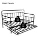 Twin Black Metal Frame Daybed with Trundle | lowrysfurniturestore