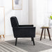 Devan Modern Soft Black Velvet Material Accent Chair lowrysfurniturestore