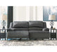 Clonmel Charcoal Power Sofa