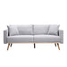 Easton Light Gray Linen Sofa | lowrysfurniturestore