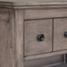 Vintage Storage Nightstand with 1 Drawer and 2 Open Shelves,Charging Design, Brown