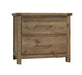 Dovetail Natural 2 Drawer Nightstand