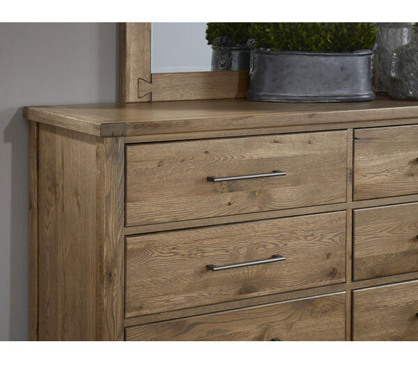 Dovetail Natural Bedroom Suite- with Poster Footboard