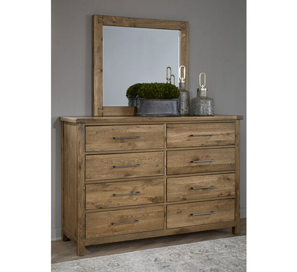 Dovetail Natural Dresser & Mirror