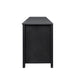 Living room TV stand furniture with 6 storage compartments and 1 shelf cabinet, high-quality particle board