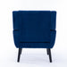 Devan Modern Soft Blue Velvet Accent Chair | lowrysfurniturestore