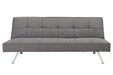 Futon with Metal Frame and Stainless Leg | lowrysfurniturestore
