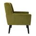 Devan Modern Soft Olive Green Velvet Accent Chair lowrysfurniturestore