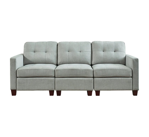 Edlie Pewter 3-Piece Modular Sofa