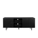 TV Stand Use in Living Room Furniture , high quality particle board,Black | lowrysfurniturestore