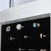 Full Mirror Fashion Simple Jewelry Storage Cabinet With Led Light Can Be Hung On The Door Or Wall | lowrysfurniturestore