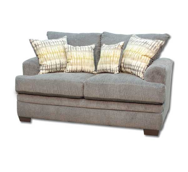 Perth Smoke Loveseat | lowrysfurniturestore