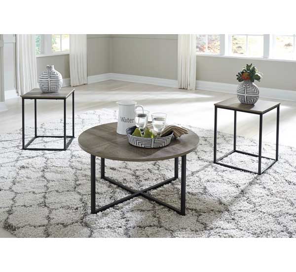Wadeworth Table Set 3pc lowrysfurniturestore